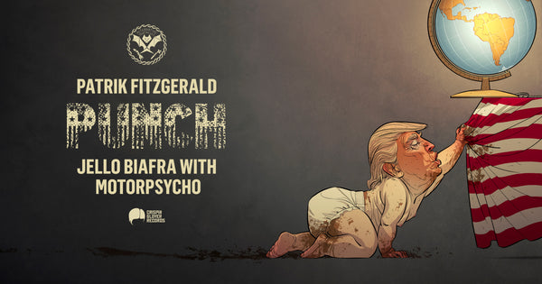 Patrik Fitzgerald / Jello Biafra & Motorpsycho - "Punch" ( LTD "Joke Figure" coloured vinyl)