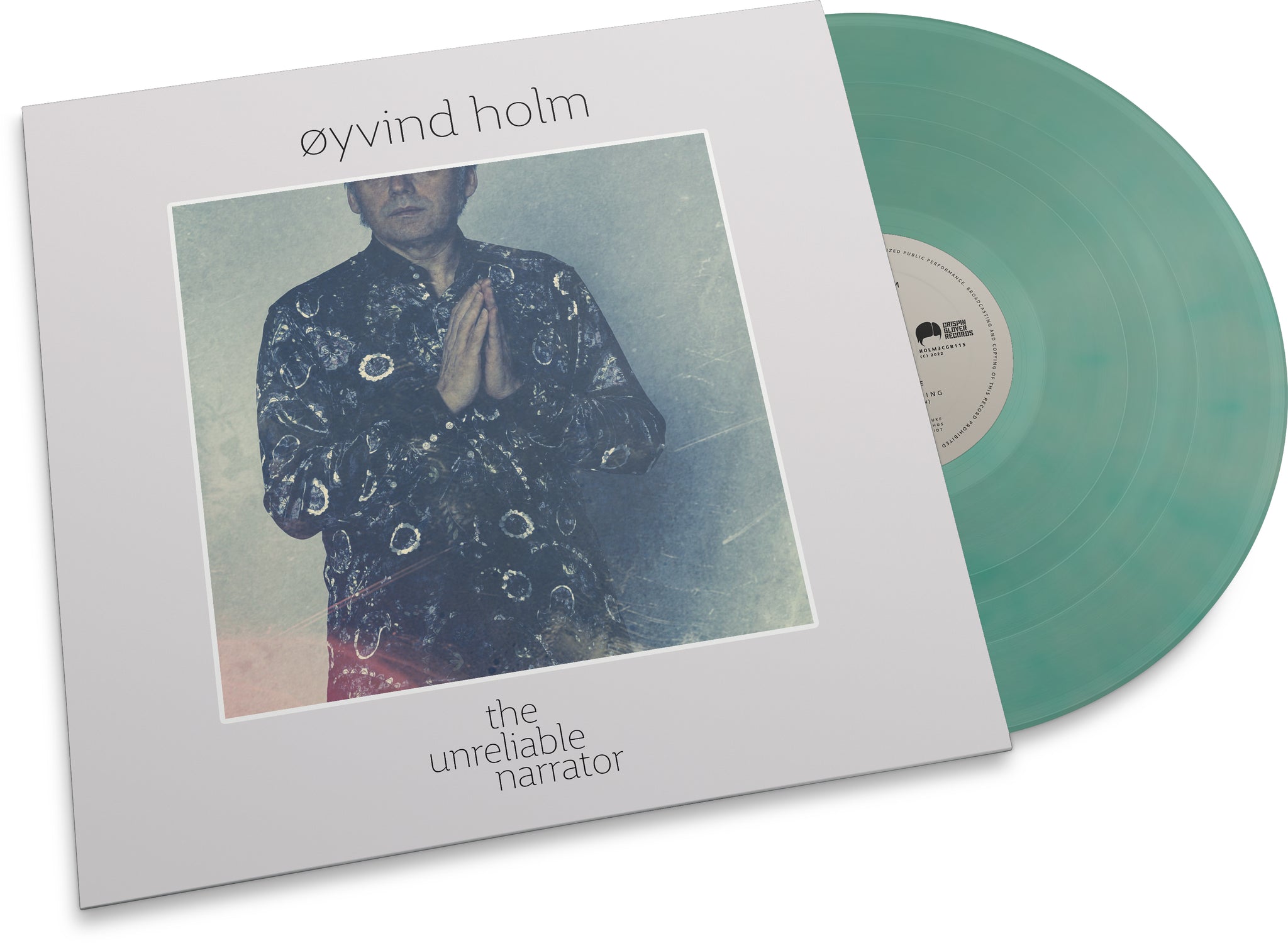Øyvind Holm - "The Unreliable Narrator" (180G transparent vinyl with CD and Bonus 7" / Ultra LTD  version with signed photo)
