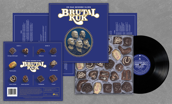 Brutal Kuk - "En Dag Mindre Igjen" ( LTD 180G Chocolate Coloured Vinyl w/exclusive photo... 100 copies only)
