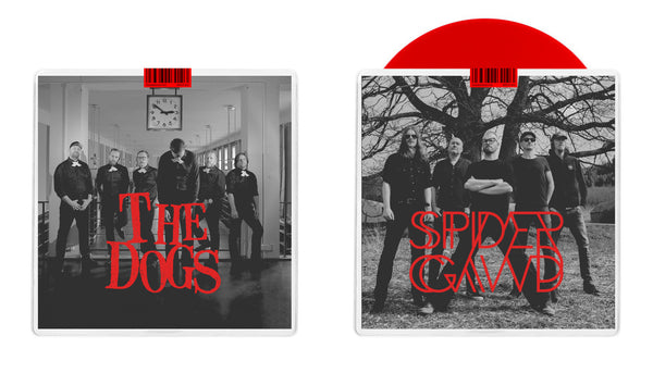 Spidergawd / The Dogs - Split 7" (LTD red)