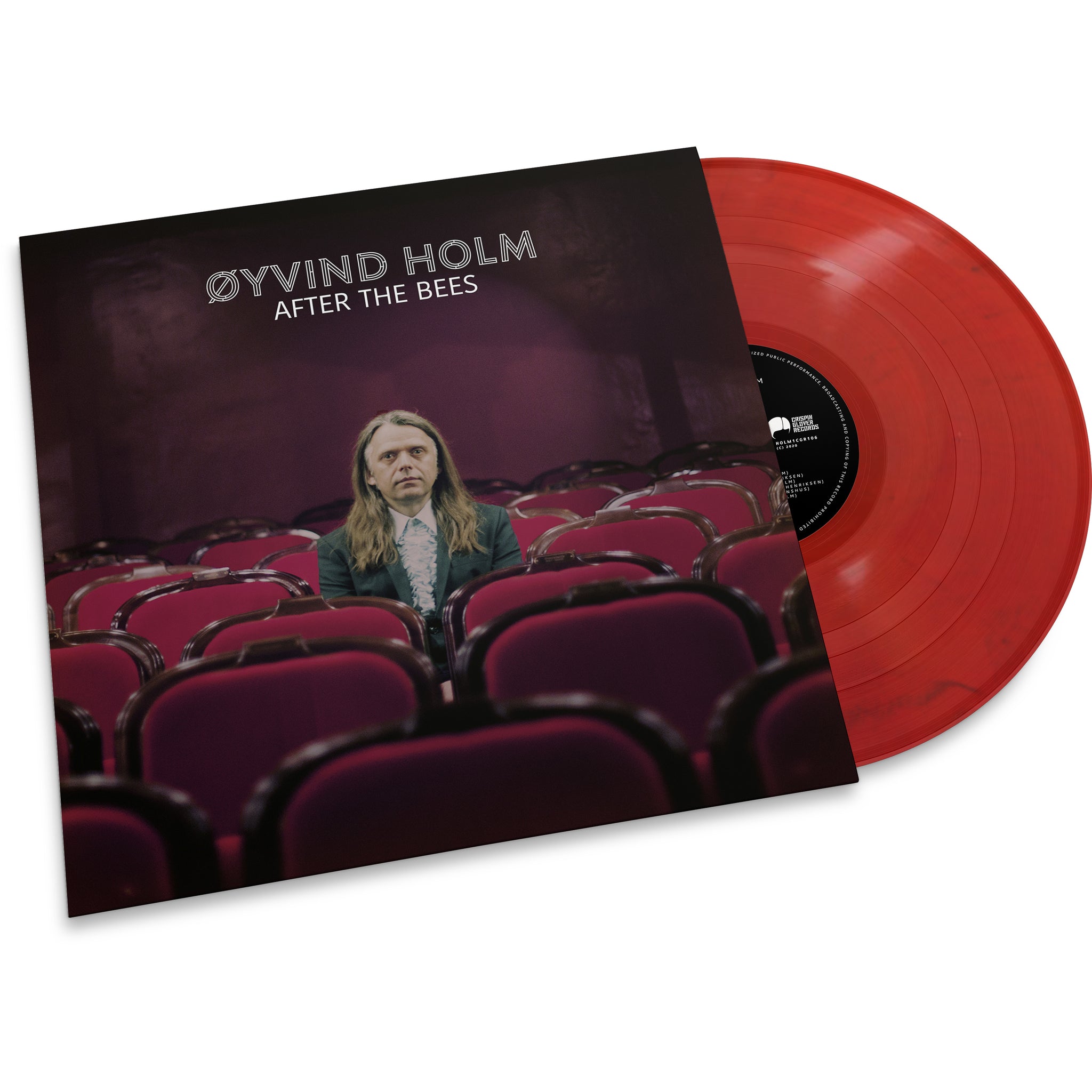 Øyvind Holm - After The Bees (LTD Transparent red mixed with black + bonus 7") 300 copies only.
